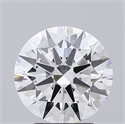 Lab Grown Diamond 3.14 Carats, Round with Ideal Cut, E Color, VVS2 Clarity and Certified by IGI
