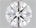 Lab Grown Diamond 1.06 Carats, Round with Ideal Cut, D Color, VVS2 Clarity and Certified by IGI