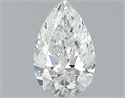 Natural Diamond 0.40 Carats, Pear with  Cut, F Color, VVS1 Clarity and Certified by GIA