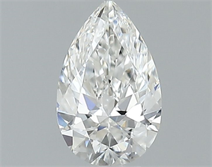 Foto Diamante Natural 0.40 quilates, De pera , Color F, claridad VVS1 y certificado GIA de