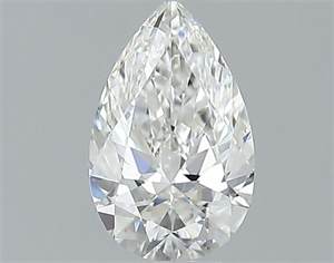 Foto Diamante Natural 0.40 quilates, De pera , Color F, claridad VVS1 y certificado GIA de