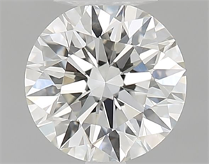 Picture of Natural Diamond 0.46 Carats, Round with Excellent Cut, I Color, VVS1 Clarity and Certified by GIA