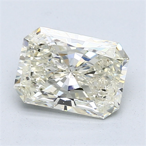 Picture of Natural Diamond 2.01 Carats, Radiant with  Cut, L Color, I1 Clarity and Certified by GIA