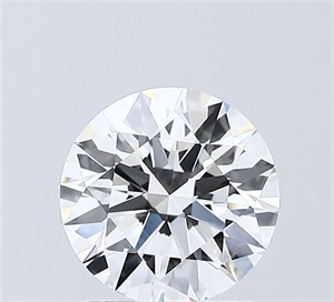 Picture of Lab Grown Diamond 1.52 Carats, Round with Ideal Cut, E Color, VVS2 Clarity and Certified by IGI