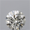Natural Diamond 0.52 Carats, Round with Excellent Cut, I Color, IF Clarity and Certified by IGI