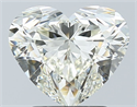 Natural Diamond 2.02 Carats, Heart with  Cut, L Color, VS2 Clarity and Certified by GIA