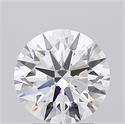 Lab Grown Diamond 2.00 Carats, Round with Ideal Cut, E Color, IF Clarity and Certified by IGI