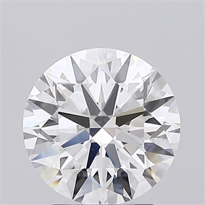 Picture of Lab Grown Diamond 2.00 Carats, Round with Ideal Cut, E Color, IF Clarity and Certified by IGI
