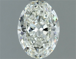 Picture of Natural Diamond 0.71 Carats, Oval with  Cut, I Color, VVS1 Clarity and Certified by IGI
