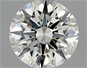 Natural Diamond 1.01 Carats, Round with Excellent Cut, J Color, VVS2 Clarity and Certified by GIA
