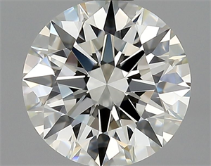 Picture of Natural Diamond 1.01 Carats, Round with Excellent Cut, J Color, VVS2 Clarity and Certified by GIA