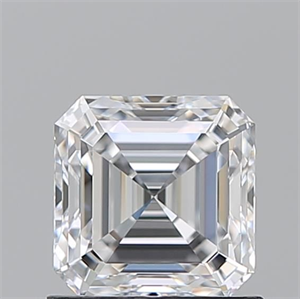 Picture of Natural Diamond 1.03 Carats, Asscher with  Cut, E Color, VVS1 Clarity and Certified by GIA