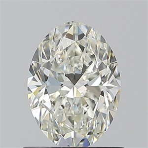 Picture of Natural Diamond 0.90 Carats, Oval with  Cut, H Color, VS2 Clarity and Certified by IGI