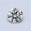 Diamante Natural 0.56 quilates, Redondo , Color J, claridad SI1 y certificado GIA