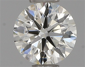 Picture of Natural Diamond 0.45 Carats, Round with Excellent Cut, H Color, VVS1 Clarity and Certified by IGI