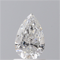 Natural Diamond 0.80 Carats, Pear with  Cut, F Color, SI1 Clarity and Certified by GIA