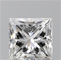 Natural Diamond 0.91 Carats, Princess with  Cut, G Color, SI2 Clarity and Certified by GIA