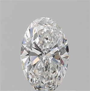 Picture of Natural Diamond 0.50 Carats, Oval with  Cut, E Color, SI1 Clarity and Certified by GIA