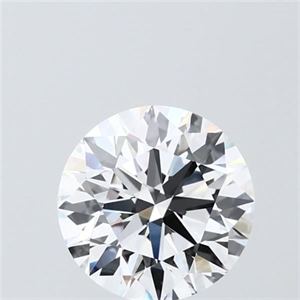 Picture of Lab Grown Diamond 1.52 Carats, Round with Ideal Cut, E Color, VVS2 Clarity and Certified by IGI