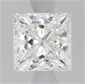Natural Diamond 1.13 Carats, Princess with  Cut, H Color, SI1 Clarity and Certified by GIA