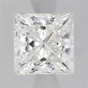 Picture of Natural Diamond 1.13 Carats, Princess with  Cut, H Color, SI1 Clarity and Certified by GIA