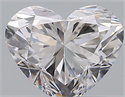 Diamante Natural 0.81 quilates, Corazón , Color D, claridad VVS2 y certificado GIA