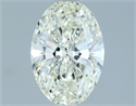 Natural Diamond 1.03 Carats, Oval with  Cut, I Color, VVS2 Clarity and Certified by IGI
