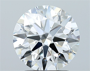 Foto Diamante Natural 2.02 quilates, Redondo , Color E, claridad IF y certificado GIA de