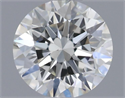 Diamante Natural 0.58 quilates, Redondo , Color J, claridad VS2 y certificado GIA