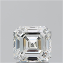 Diamante Natural 1.50 quilates, Asscher , Color J, claridad VS1 y certificado GIA