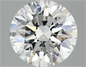 Lab Grown Diamond 2.57 Carats, Round with Excellent Cut, D Color, VVS2 Clarity and Certified by IGI