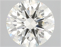 Natural Diamond 1.02 Carats, Round with Excellent Cut, L Color, IF Clarity and Certified by GIA