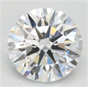 Lab Grown Diamond 3.12 Carats, Round with Excellent Cut, D Color, VVS2 Clarity and Certified by GIA