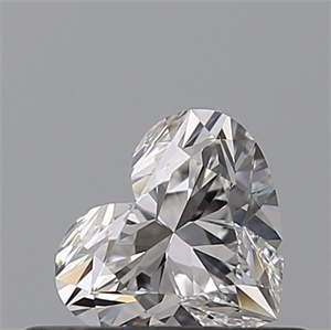Picture of Natural Diamond 0.43 Carats, Heart with  Cut, E Color, VVS1 Clarity and Certified by GIA
