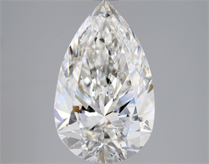 Picture of Natural Diamond 3.03 Carats, Pear with  Cut, E Color, SI2 Clarity and Certified by HRD
