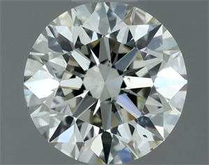 Foto Diamante Natural 0.72 quilates, Redondo , Color J, claridad VS2 y certificado IGI de