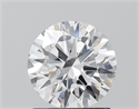 Lab Grown Diamond 1.12 Carats, Round with Excellent Cut, D Color, VVS2 Clarity and Certified by IGI