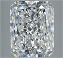 Diamante Natural 5.01 quilates, Radiante , Color F, claridad VS2 y certificado GIA