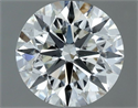 Diamante Natural 0.90 quilates, Redondo , Color G, claridad SI1 y certificado IGI