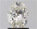 Natural Diamond 1.00 Carats, Oval with  Cut, H Color, SI1 Clarity and Certified by GIA