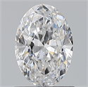 Diamante Natural 0.70 quilates, Ovalado , Color D, claridad VS1 y certificado GIA