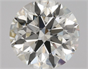 Natural Diamond 0.81 Carats, Round with Excellent Cut, J Color, VS2 Clarity and Certified by GIA