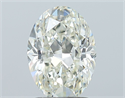 Natural Diamond 1.71 Carats, Oval with  Cut, J Color, VVS2 Clarity and Certified by GIA