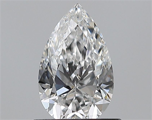 Picture of Natural Diamond 0.72 Carats, Pear with  Cut, E Color, VVS2 Clarity and Certified by GIA