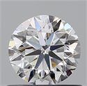 Natural Diamond 0.71 Carats, Round with Very Good Cut, F Color, SI1 Clarity and Certified by GIA