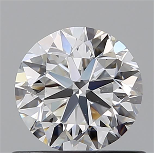 Picture of Natural Diamond 0.71 Carats, Round with Very Good Cut, F Color, SI1 Clarity and Certified by GIA