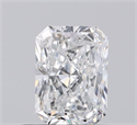 Diamante Natural 0.73 quilates, Radiante , Color F, claridad VVS2 y certificado GIA