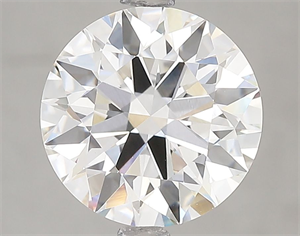 Picture of Lab Grown Diamond 3.08 Carats, Round with Ideal Cut, F Color, VVS2 Clarity and Certified by IGI