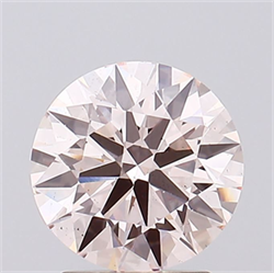 Picture of Lab Grown Diamond 2.06 Carats, Round with Ideal Cut, Fancy Light Pink Color, VS2 Clarity and Certified by IGI