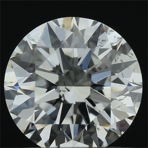 Picture of Natural Diamond 1.01 Carats, Round with Excellent Cut, I Color, SI1 Clarity and Certified by GIA
